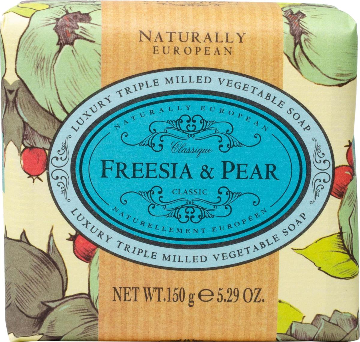 Naturally European Freesia And Pear Soap 150 G