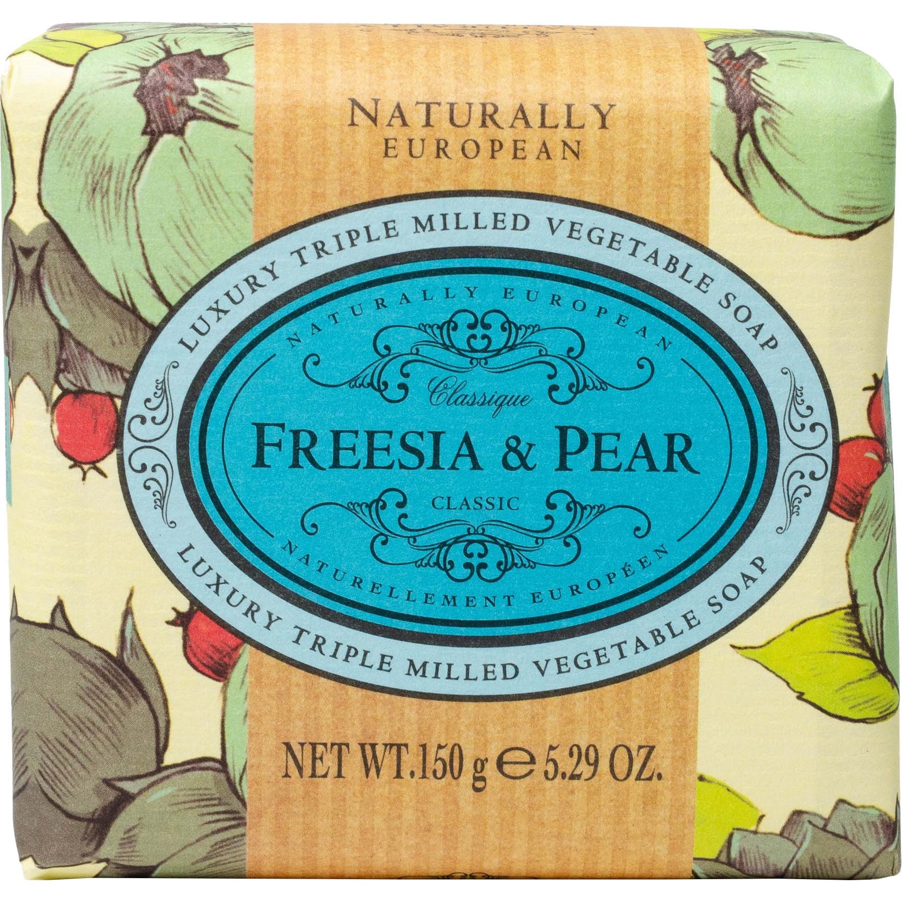 Naturally European Freesia & Pear Soap 150 g