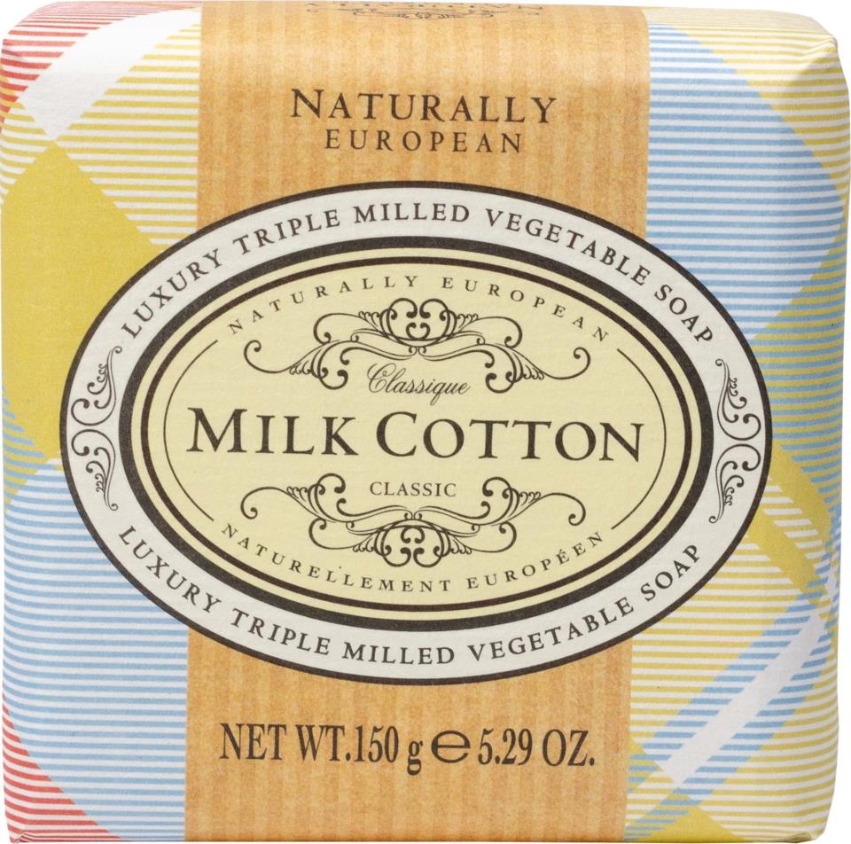Naturally European Soap Milk Cotton 150 g