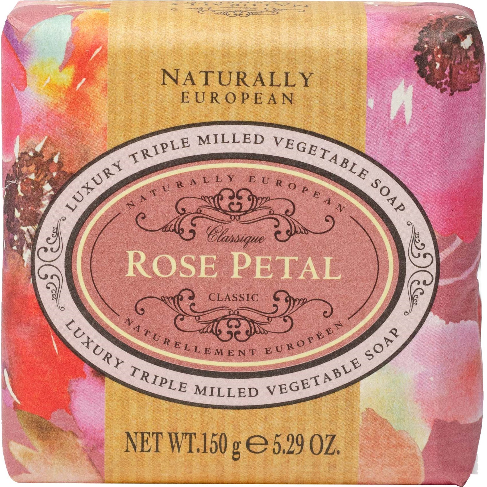 Naturally European Rose Petal Soap 150 g