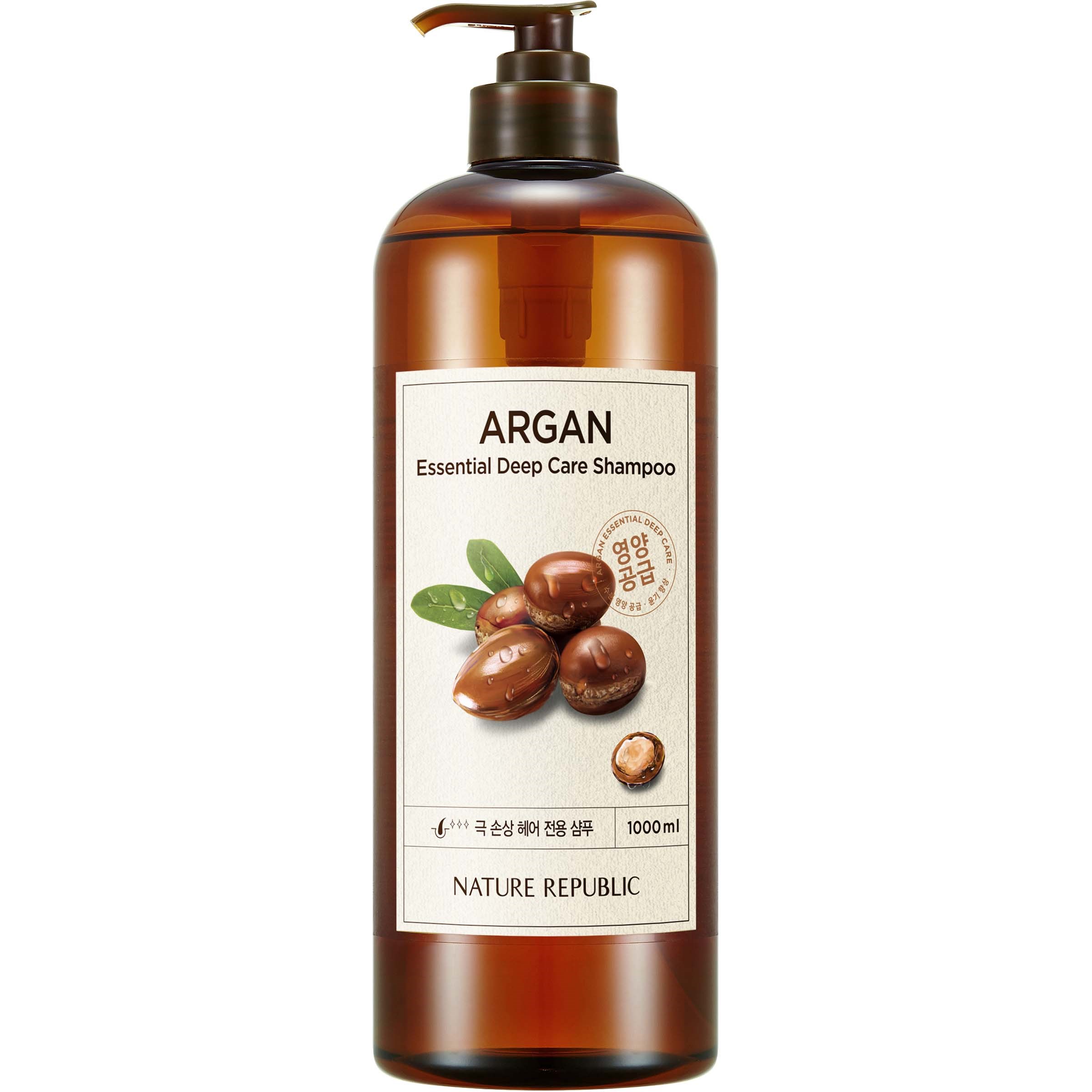 Läs mer om Nature Republic Argan Essential Deep Care Shampoo 1000 ml