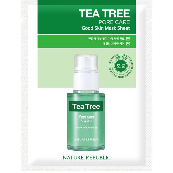 Läs mer om Nature Republic Good Skin Mask Sheet Tea Tree