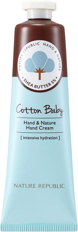 Nature Republic Hand & Nature Cotton Baby Hand Cream 30 ml