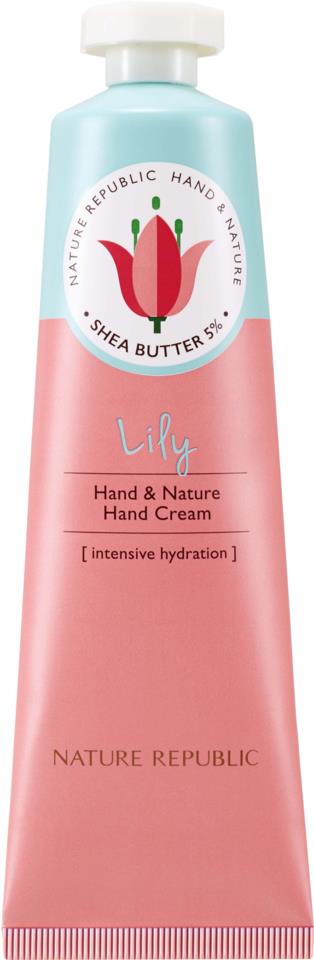 Nature Republic Hand & Nature Lily Hand Cream 100 ml