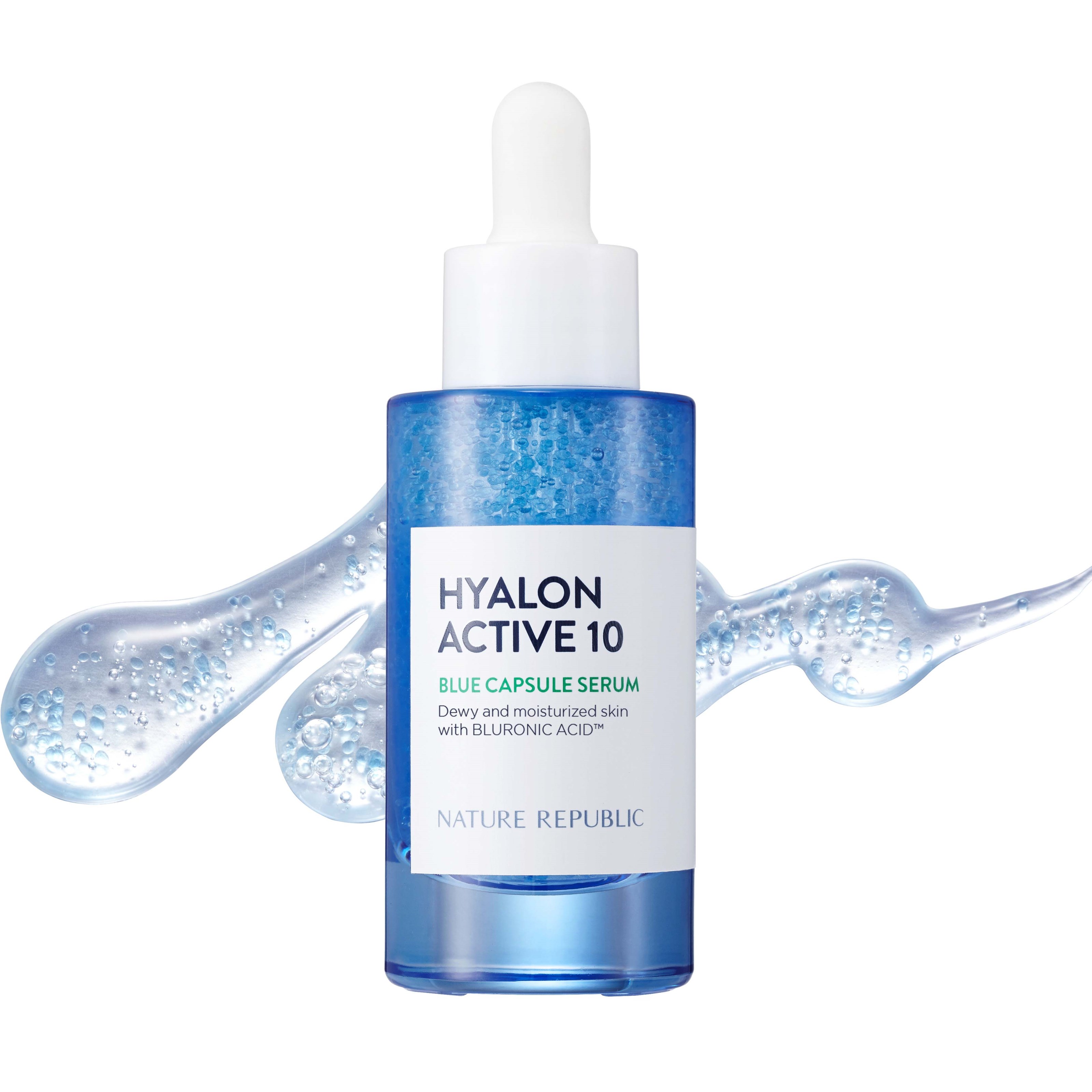 Läs mer om Nature Republic Hyalon Active 10 Blue Capsule Serum 30 ml