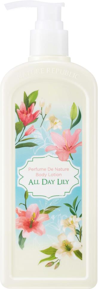 Nature Republic Perfume De Nature Body Lotion All Day Lily 345 ml