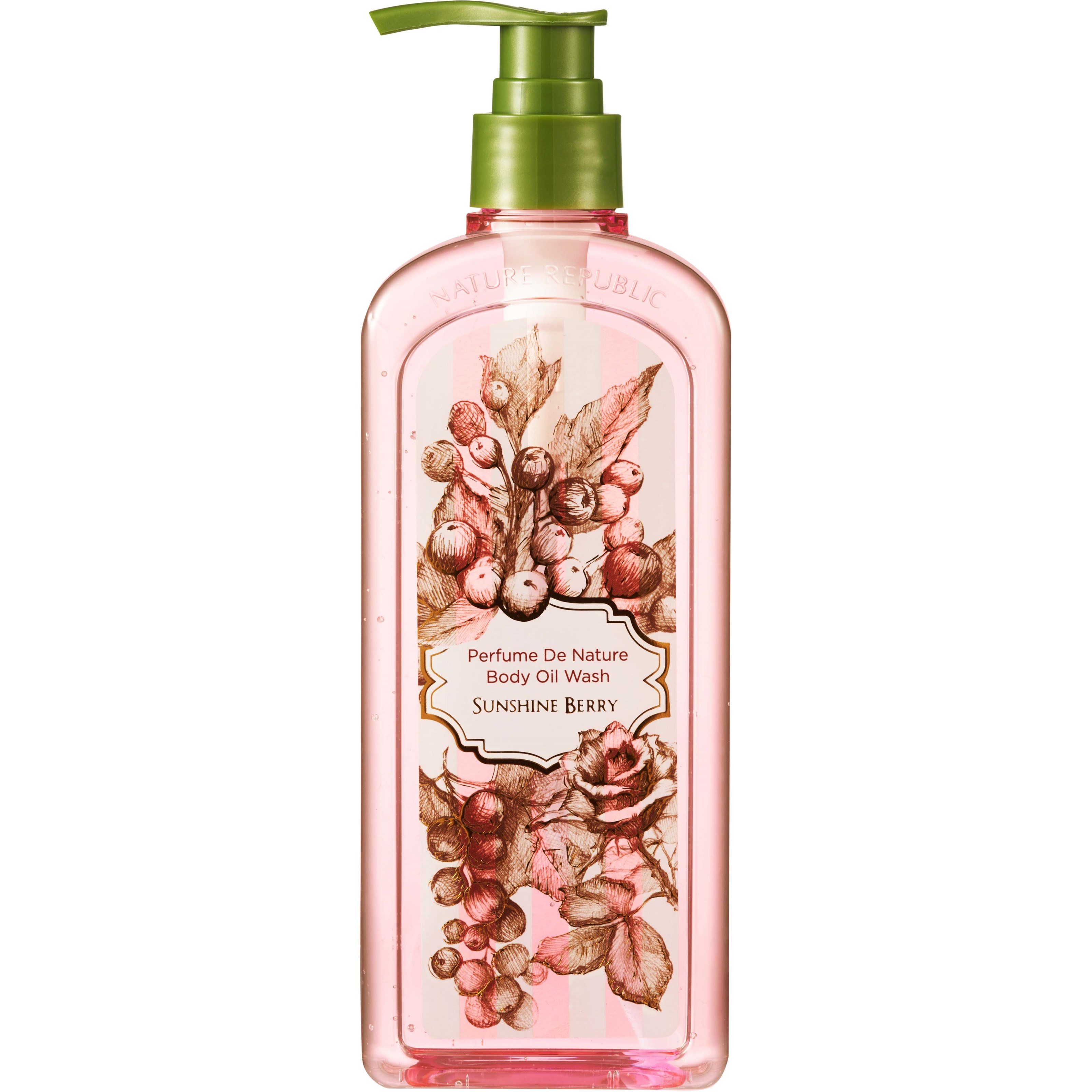 Läs mer om Nature Republic Perfume De Nature Body Oil Wash Sunshine Berry 345 ml