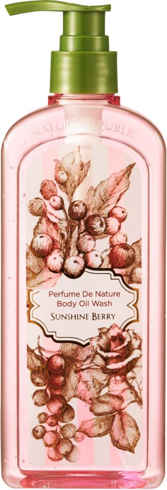 Nature Republic Perfume De Nature Body Oil Wash Sunshine Berry 345 ml