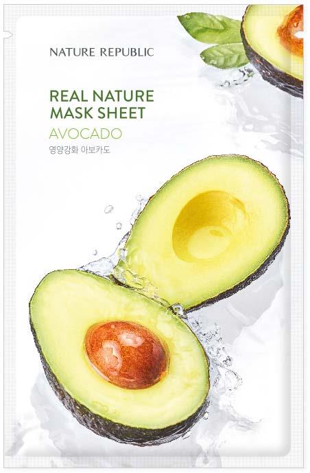 Nature Republic Real Nature Avocado Mask Sheet 23 ml