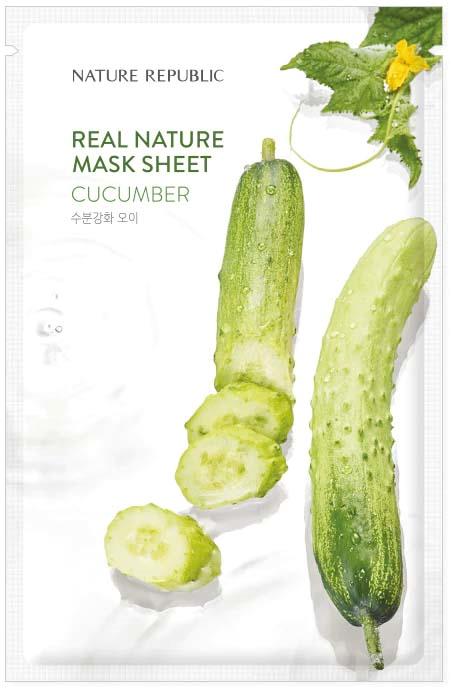 Nature Republic Real Nature Cucumber Mask Sheet 23 ml