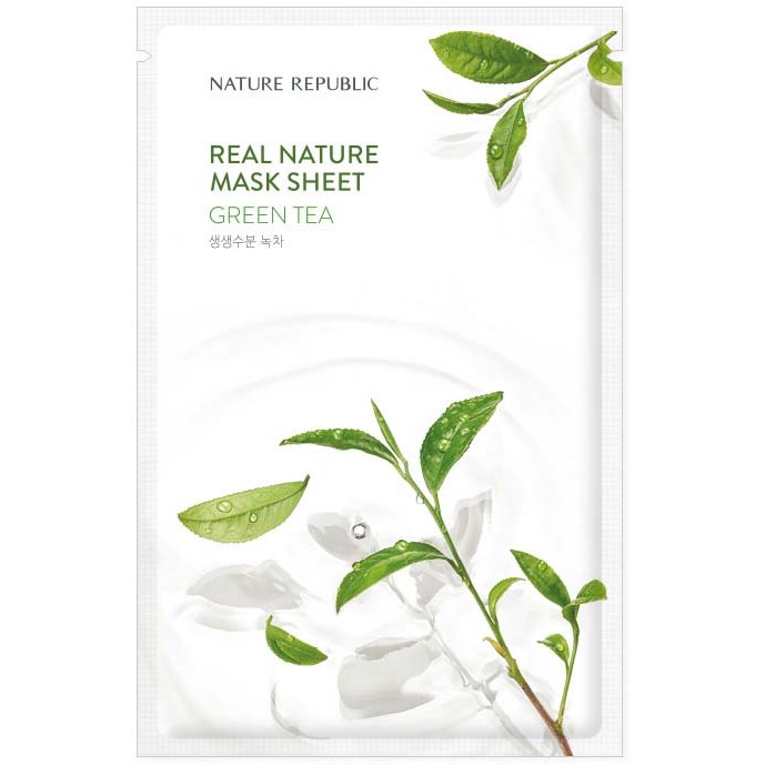 Läs mer om Nature Republic Real Nature Green Tea Mask Sheet