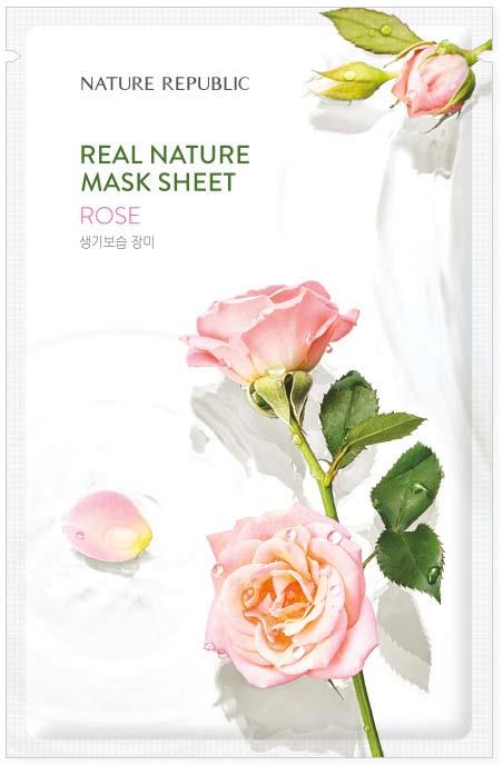 Nature Republic Real Nature Rose Mask Sheet 23 ml