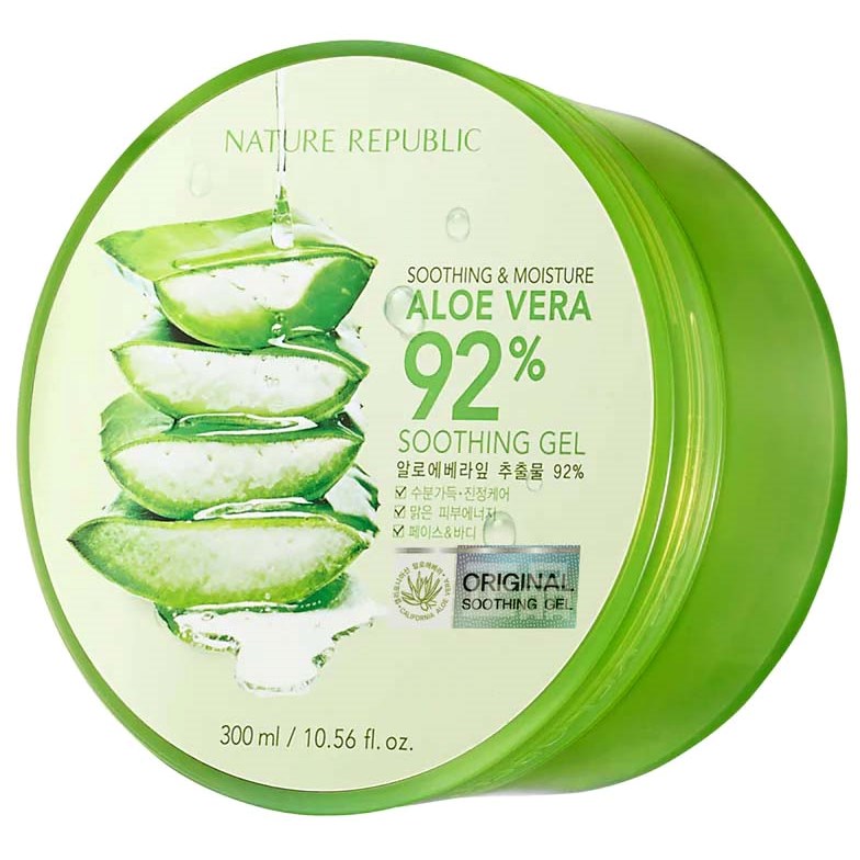 Läs mer om Nature Republic Soothing & Moisture Aloe Vera 92% Soothing Gel 300 ml