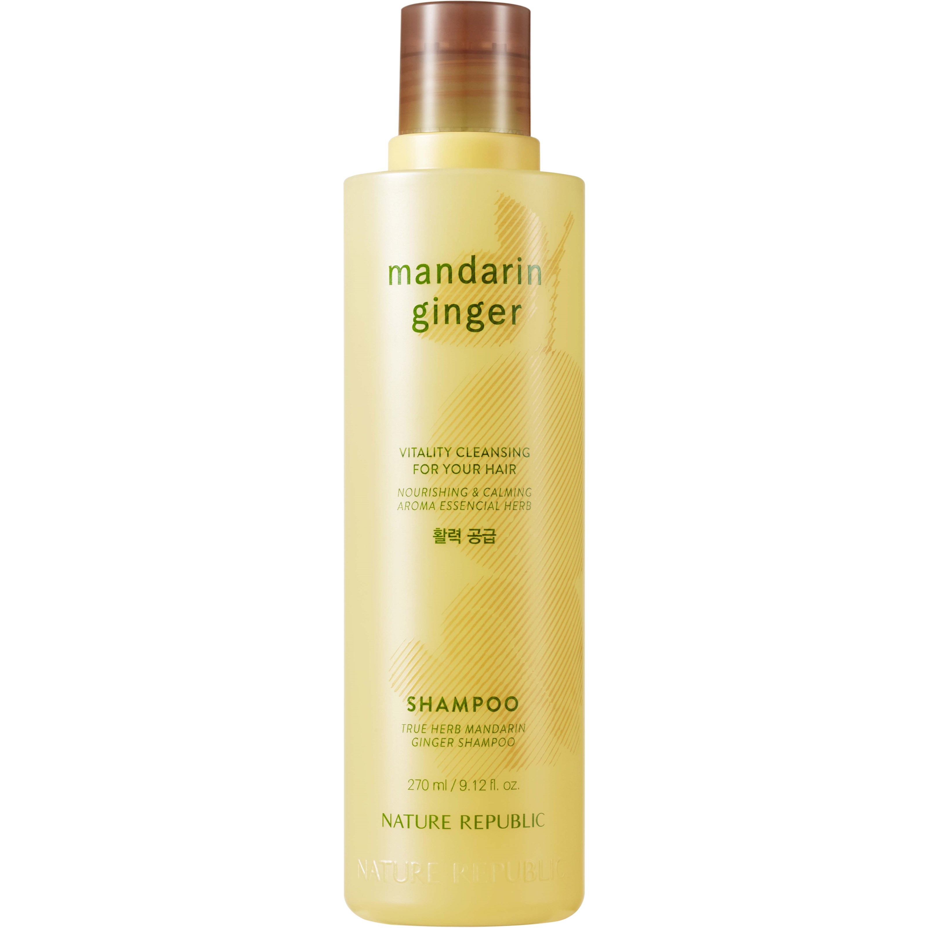Bilde av Nature Republic True herb mandarin ginger shampoo 270 Ml