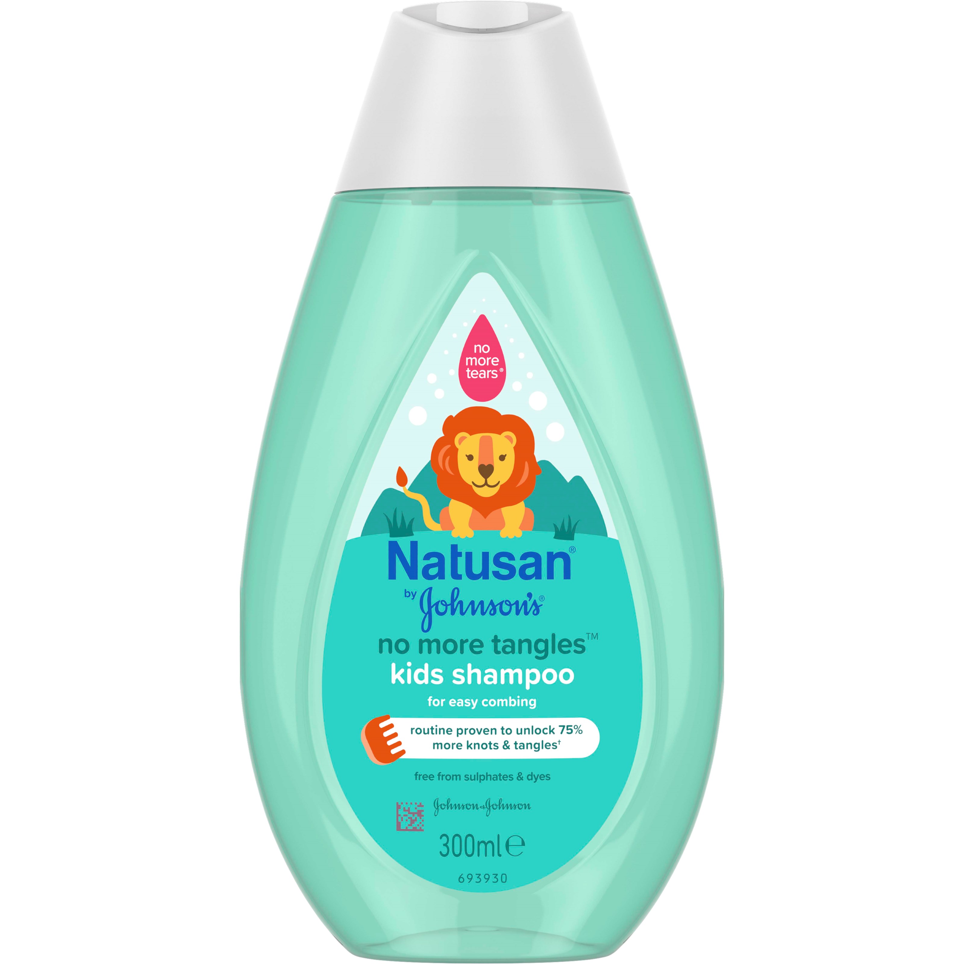 Läs mer om Natusan by Johnsons No More Tangles Kids Shampoo 300 ml