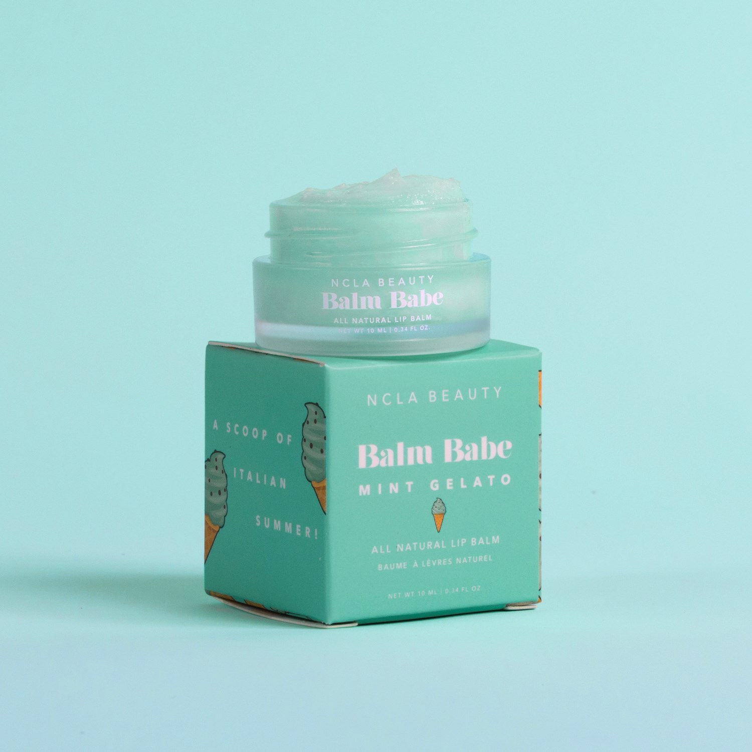 NCLA Beauty Balm Babe Lip balm Mint Gelato (obrázok 3)
