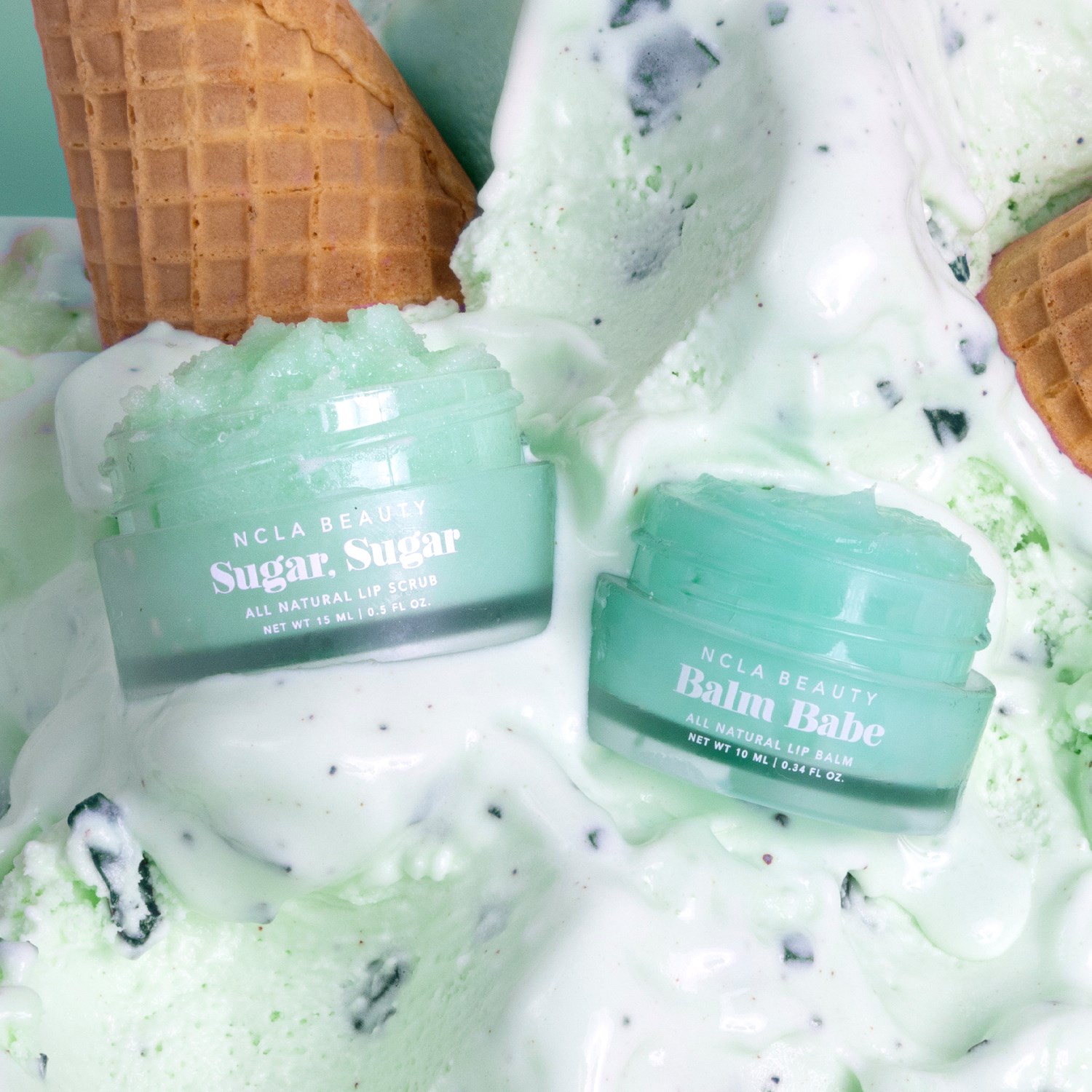 NCLA Beauty Balm Babe Lip balm Mint Gelato (obrázok 4)