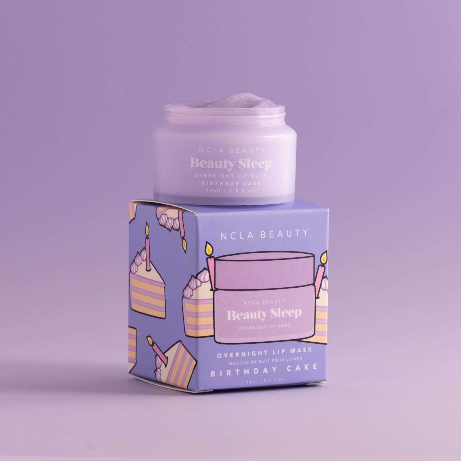 Alternativ bild 1 för NCLA Beauty Birthday Cake  Beauty Sleep Lip Mask 15 ml