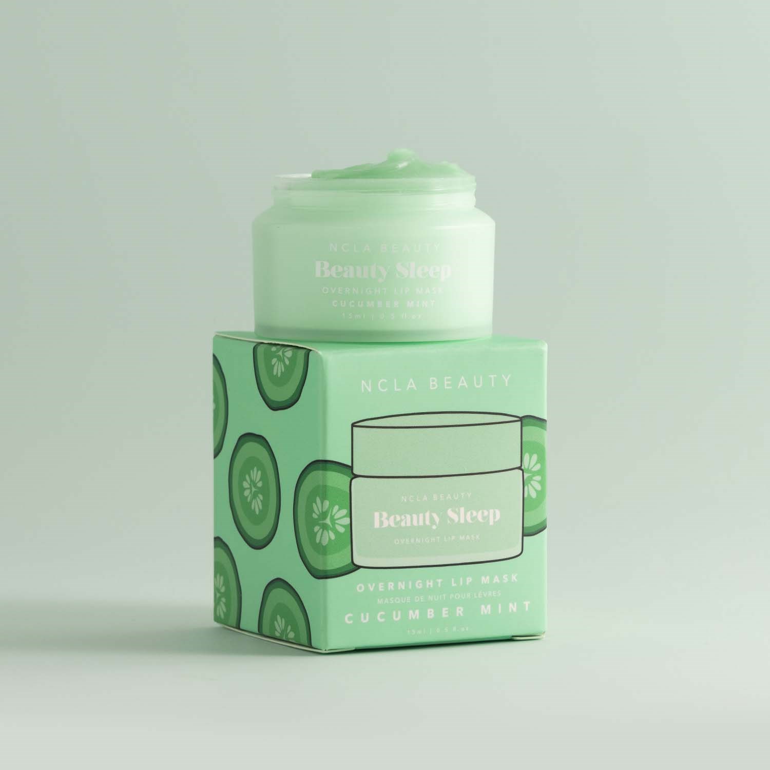 NCLA Beauty Cucumber Mint Beauty Sleep Lip Mask  15 ml (obrázok 3)