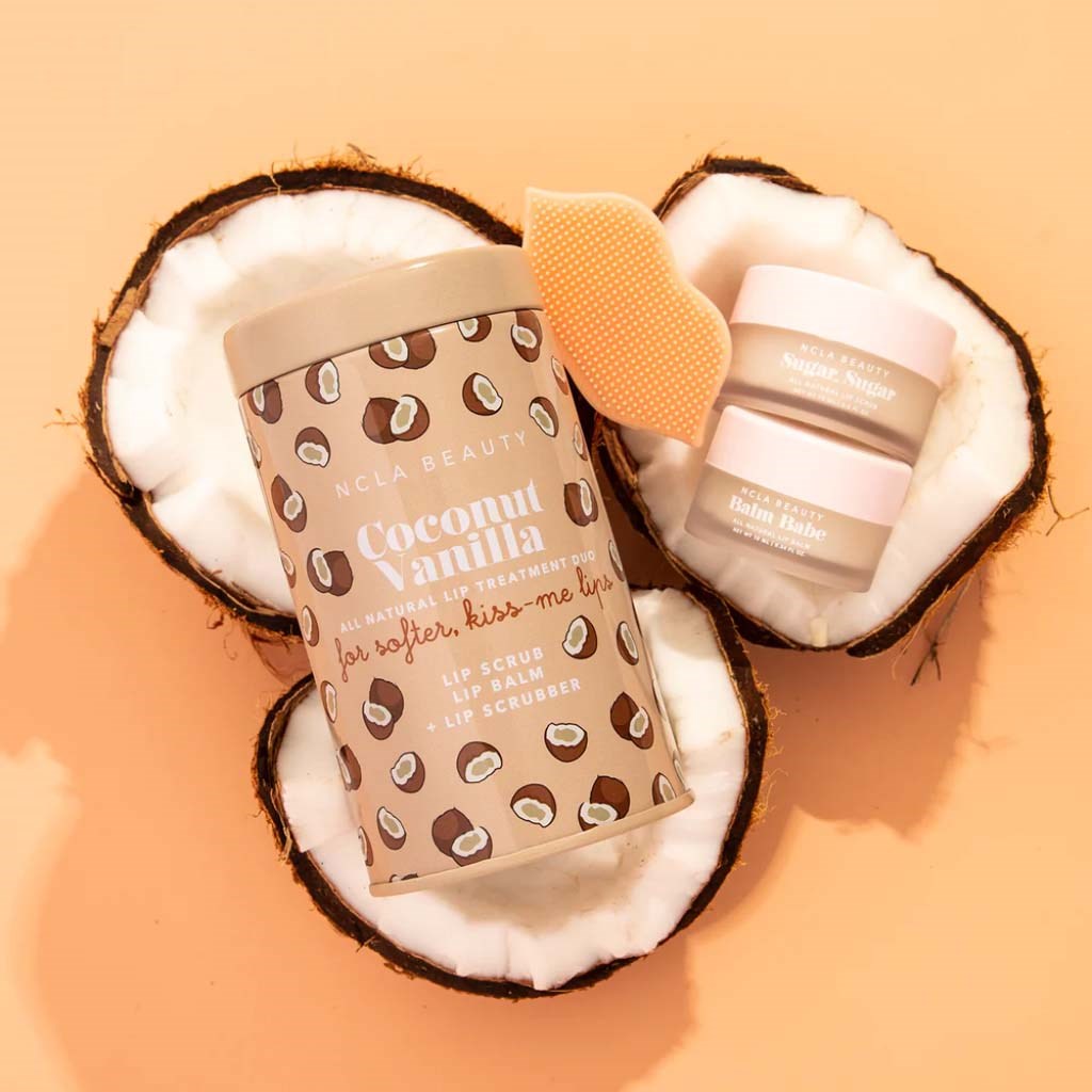 Alternativ bild 1 för NCLA Beauty Coconut Vanilla Coconut Vanilla Lip Care Value Set