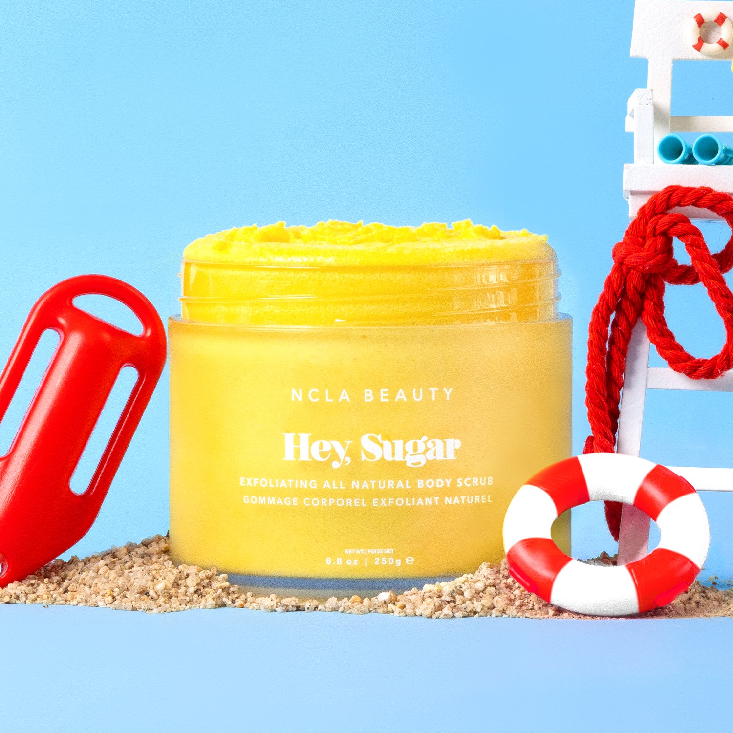 NCLA Beauty Hey, Sugar – Sun Tan Body Scrub 250 g (obrázok 3)