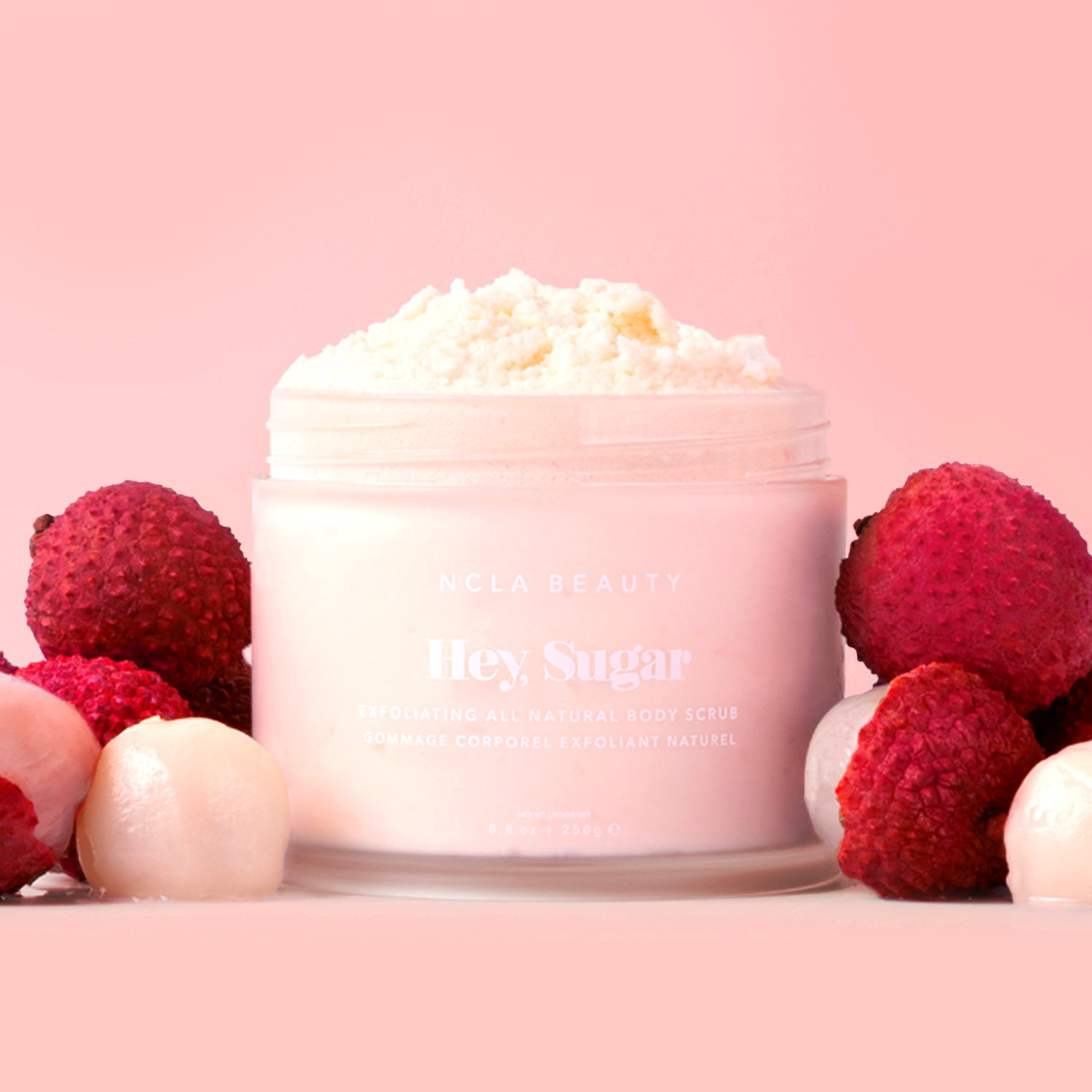 Alternativ bild 1 för NCLA Beauty Hey, Sugar Lychee Martini Body Scrub 250 g