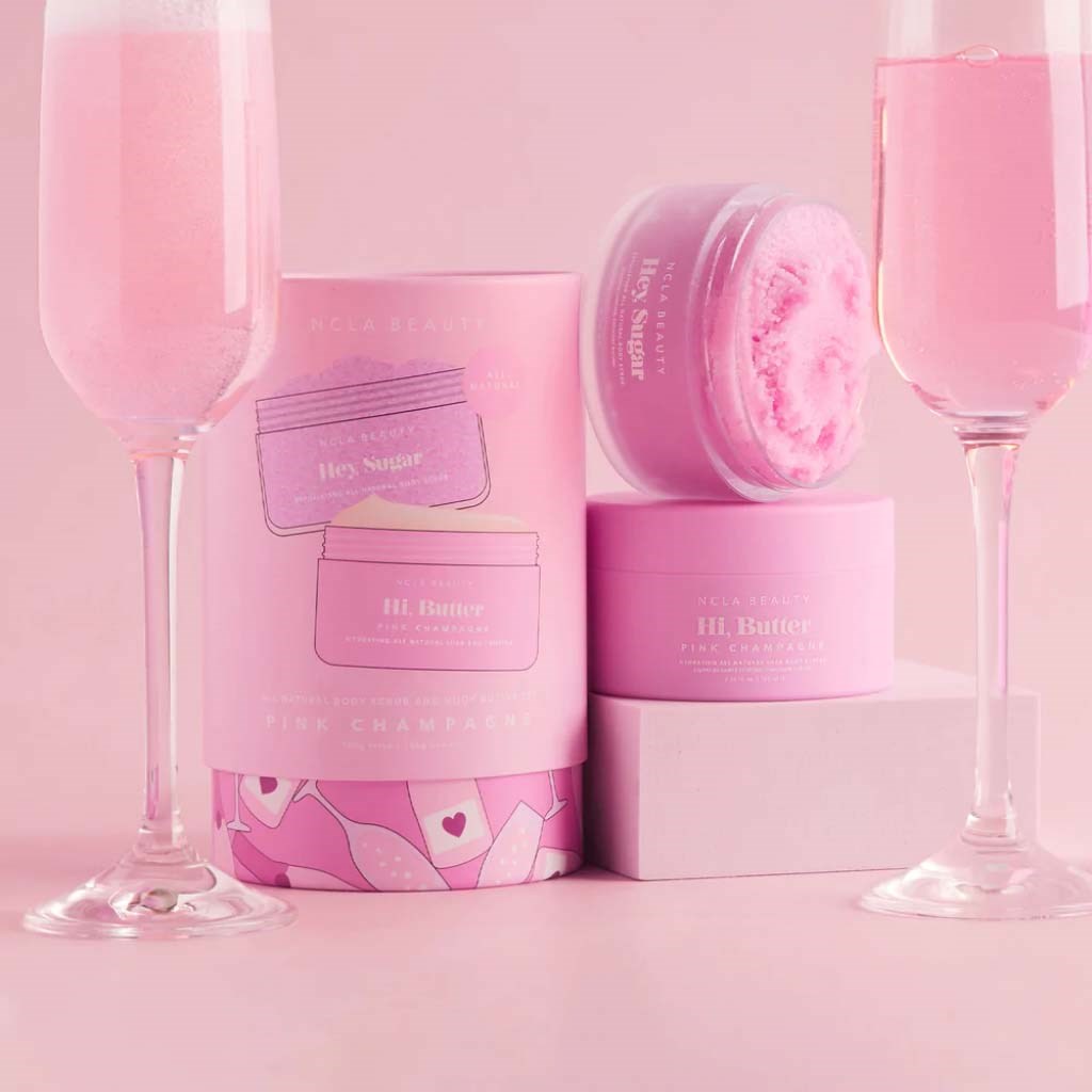 NCLA Beauty Pink Champagne  Pink Champagne Body Care Set (obrázok 3)