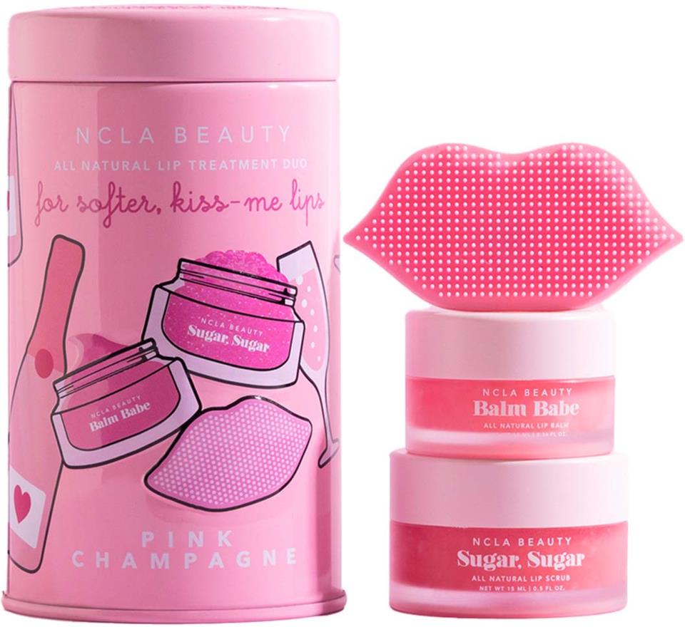 NCLA Beauty Pink Champagne Lip Care Value Set