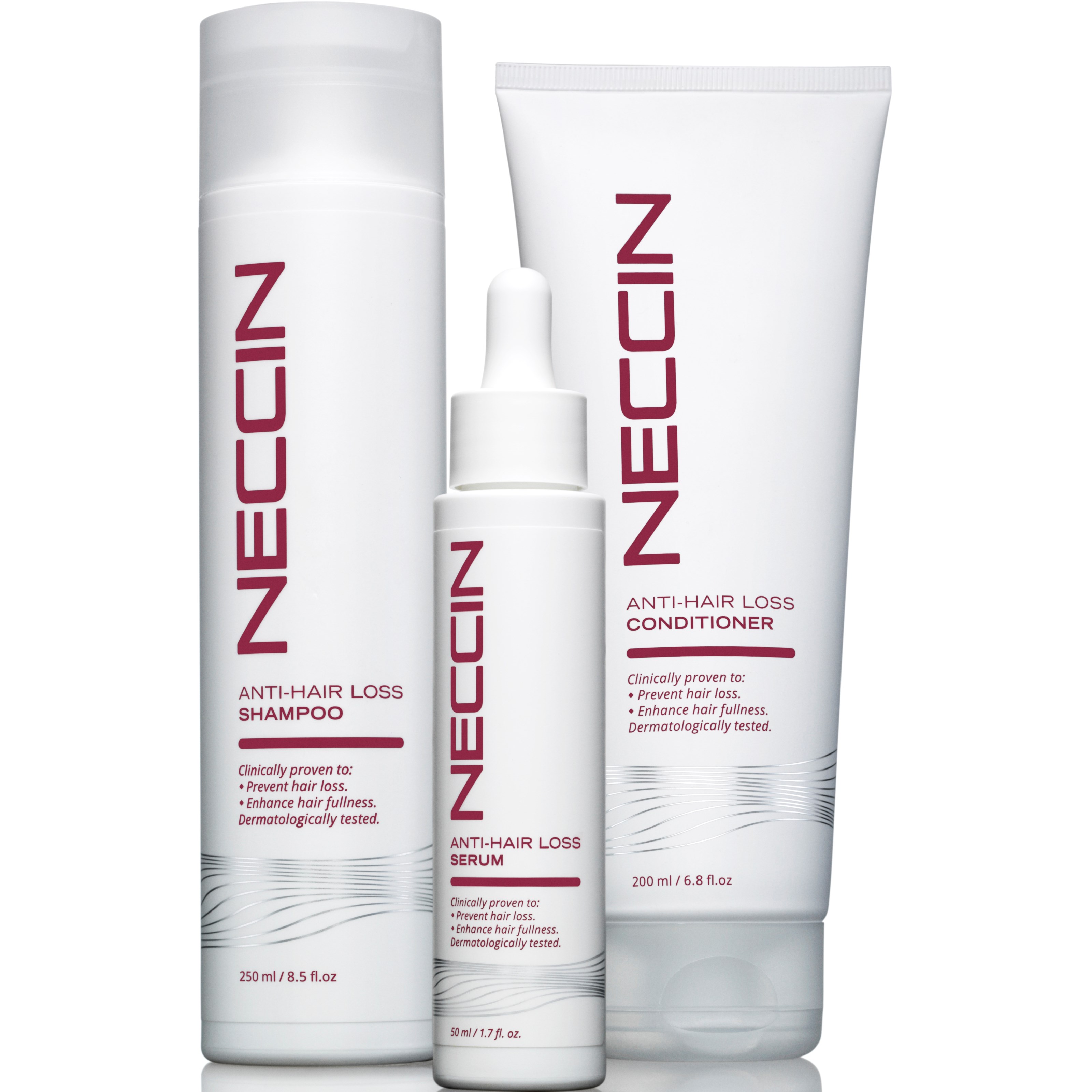 Neccin Anti-Hair Loss Shampoo 250 ml & Condtioner 200 ml & Serum