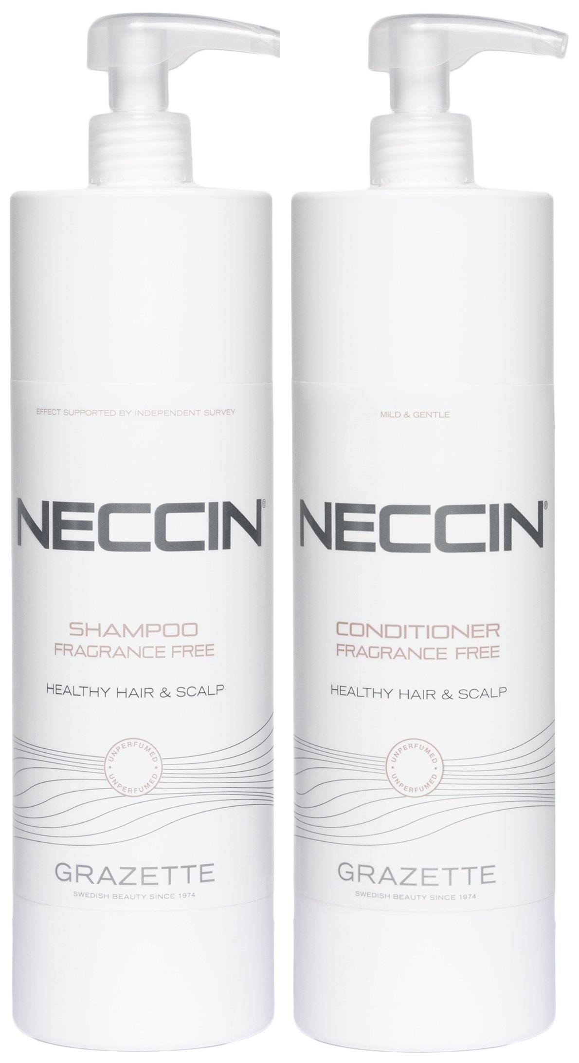 Neccin Fragrance Free Shampoo 1000 ml & Conditioner 1000 ml