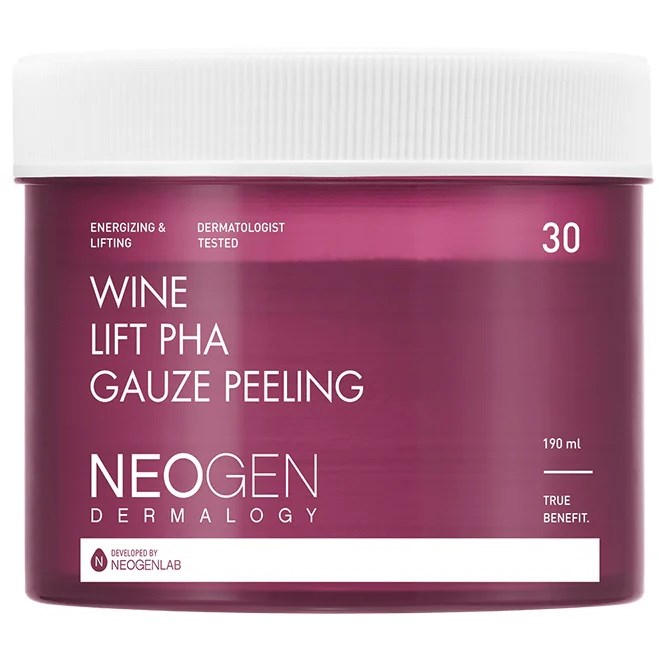 NEOGEN Bio-Peel+ Dermalogy Wine Lift PHA Gauze Peeling 190 ml billede