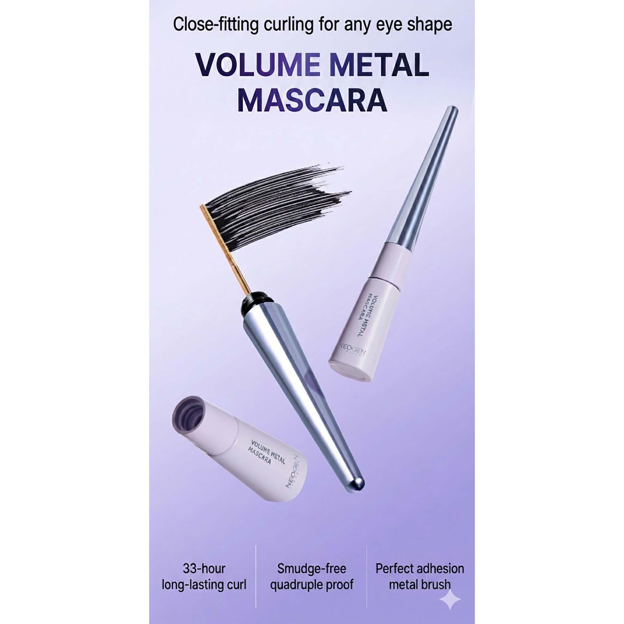 NEOGEN Dermalogy Volume Metal Mascara Black 4 ml (obrázok 5)