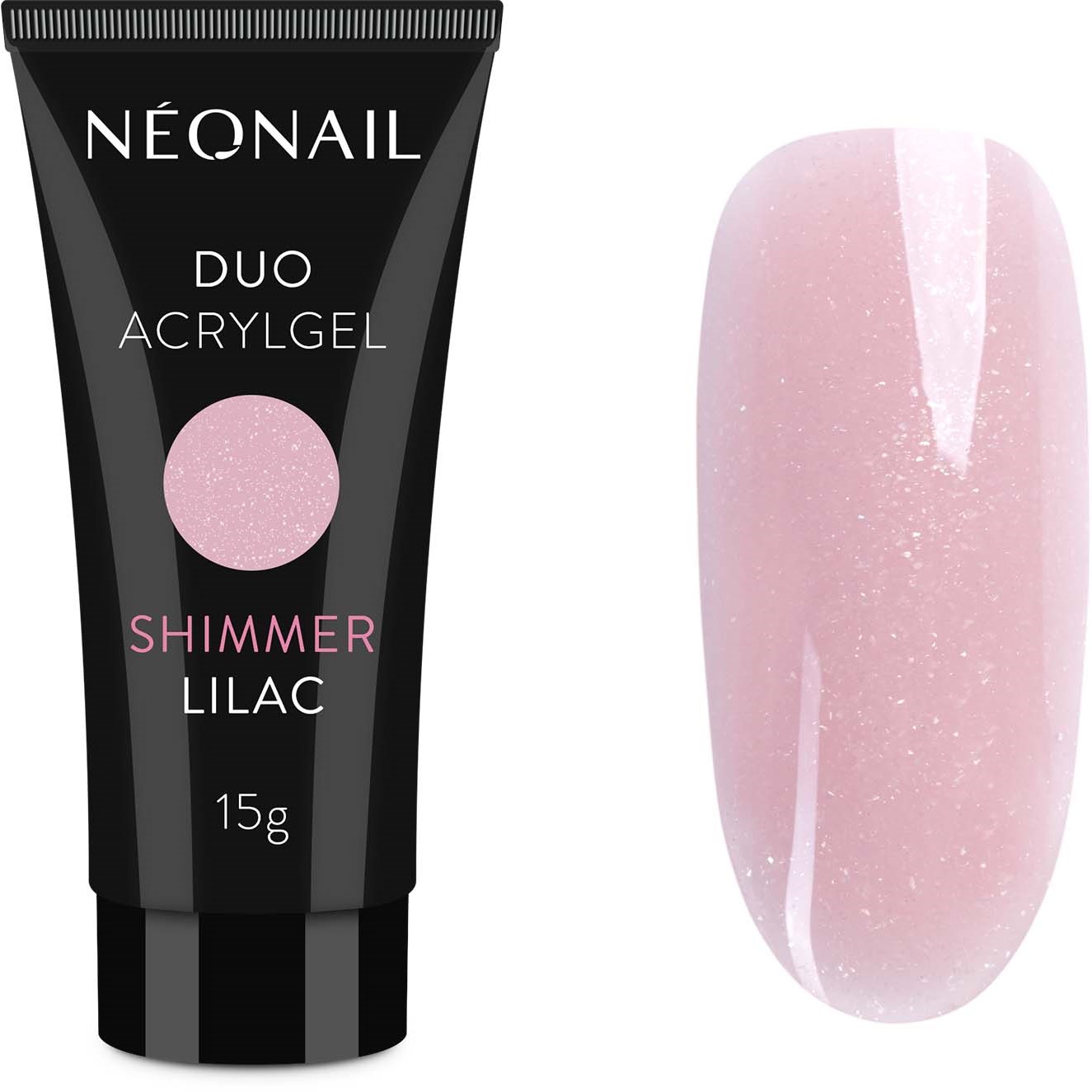 Läs mer om NEONAIL Duo Acrylgel Shimmer Lilac 15 g