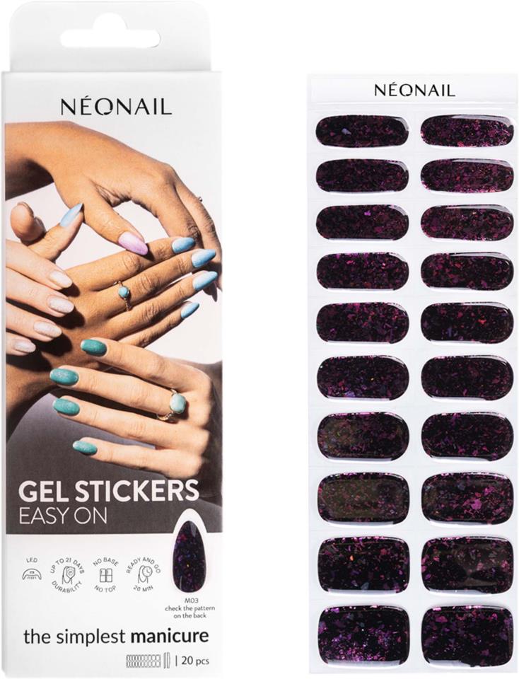 NEONAIL Gel Stickers Easy On M03