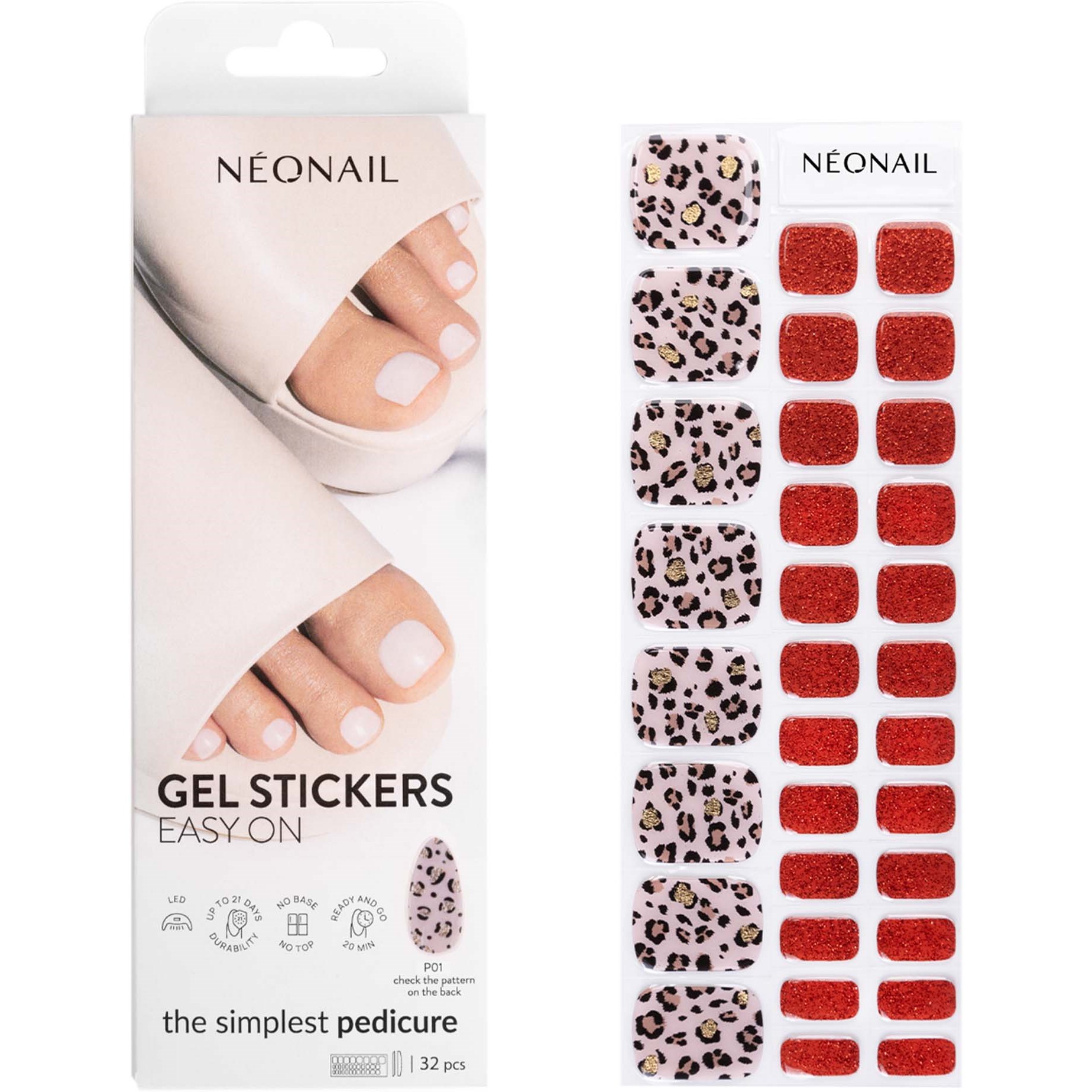 NEONAIL Gel Stickers Easy On