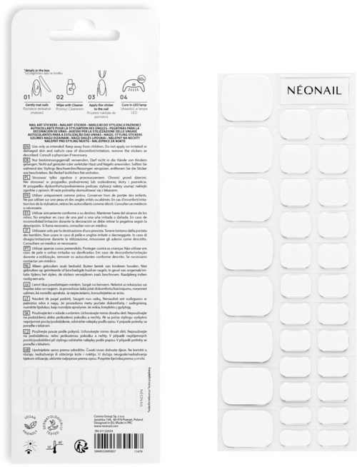 NEONAIL Gel Stickers Easy On Pedi P04
