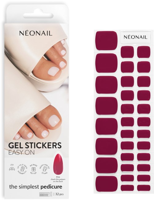 NEONAIL Gel Stickers Easy On Pedi P06