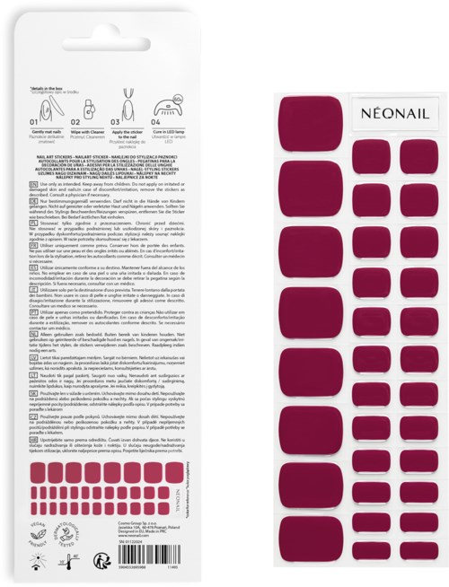 NEONAIL Gel Stickers Easy On Pedi P06