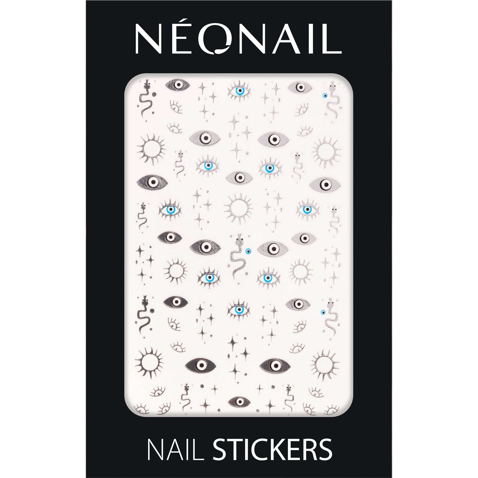 NEONAIL Let Them Glow Nail Stickers Boho Silver