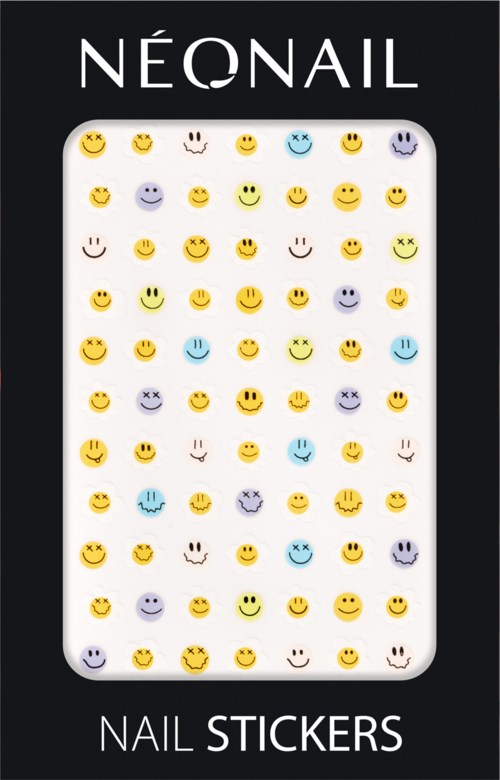 NEONAIL Let Them Glow Nail Stickers Smileys