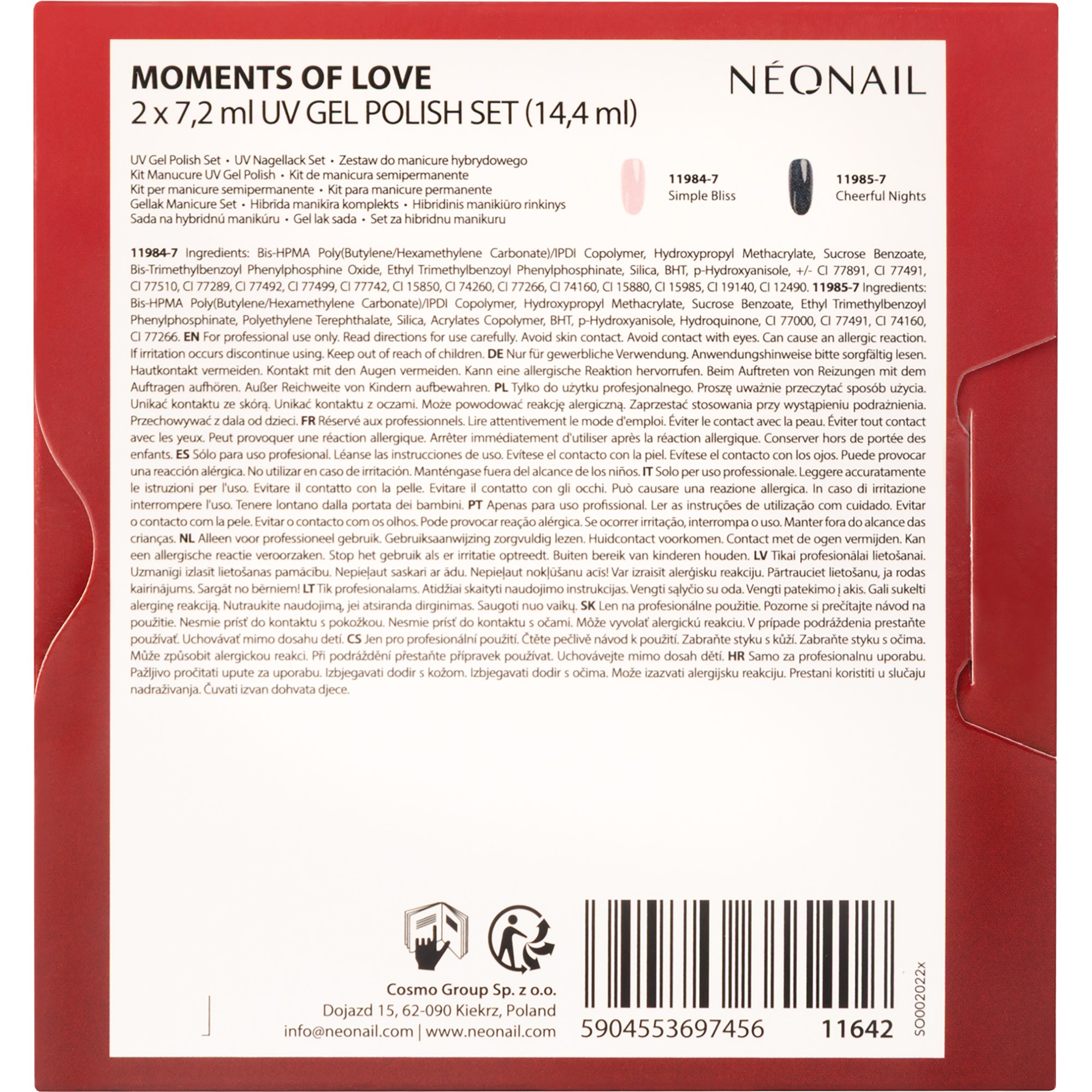 NEONAIL Moments Of Love 2 UV Gel Polishes Set (obrázok 3)