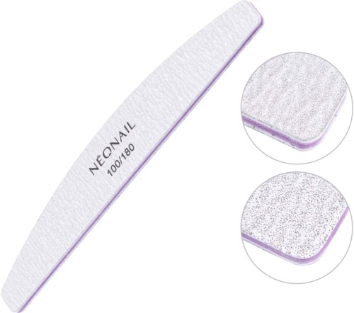 NEONAIL Nail File Grey Arc 100/180