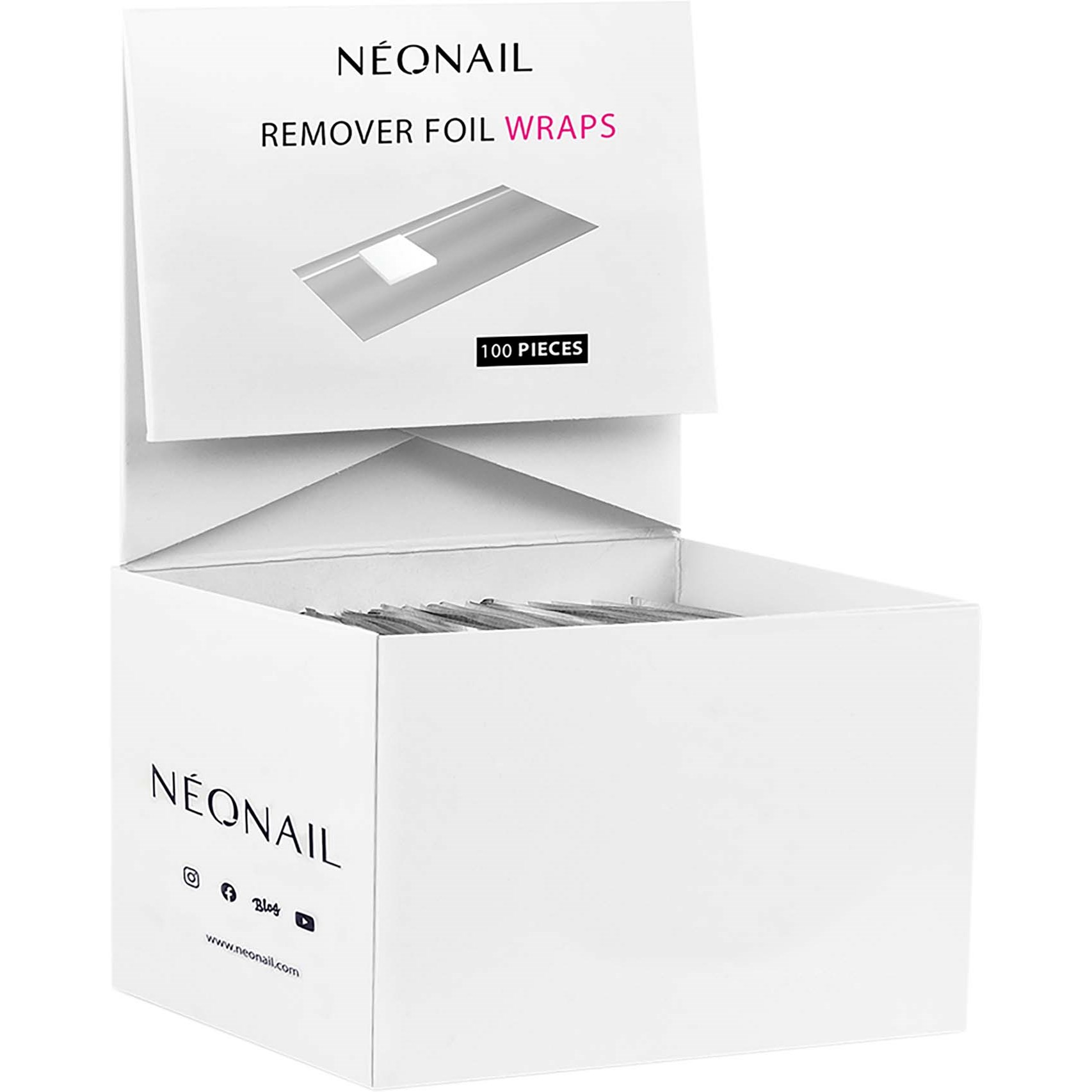 Läs mer om NEONAIL Nail Wrap Foil 100 st