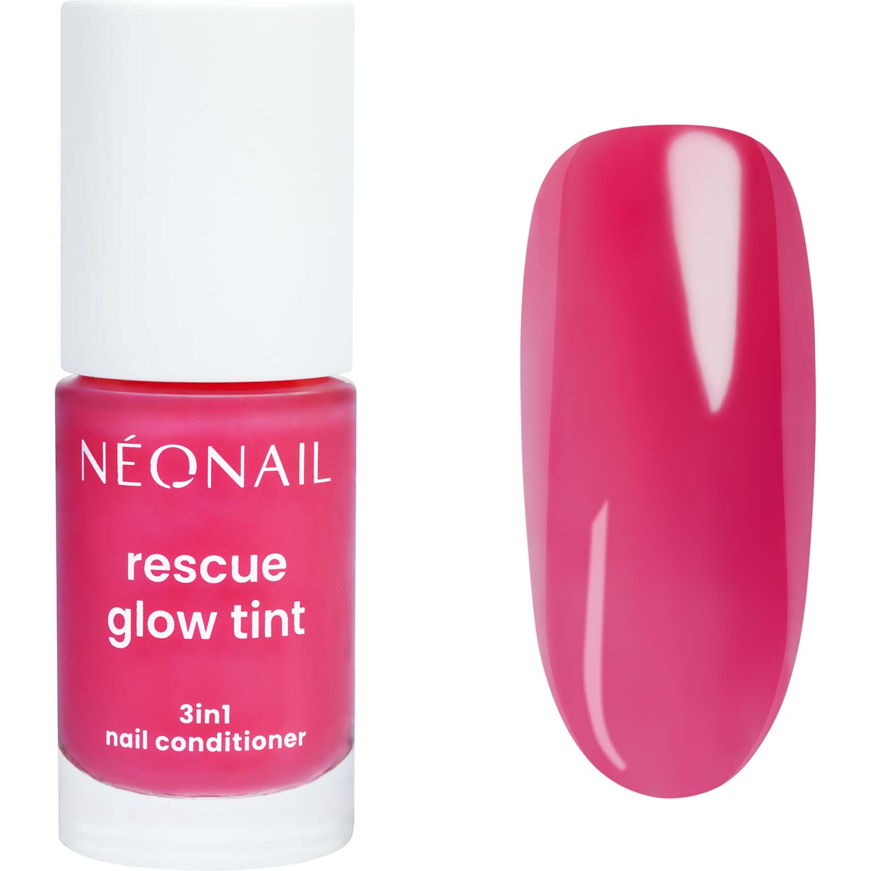 NEONAIL Rescue Glow Tint 3in1 Nail Conditioner Magenta Pink