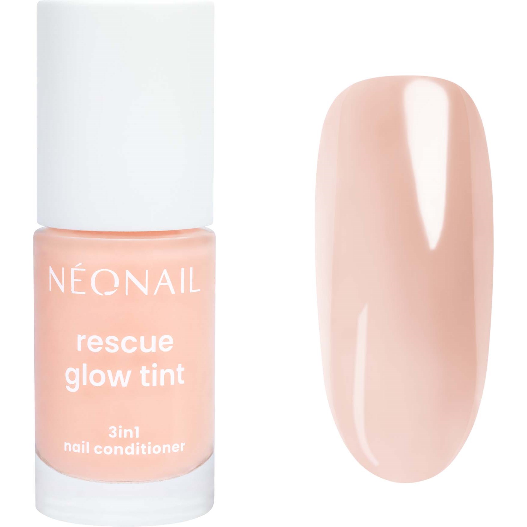 NEONAIL Rescue Glow Tint 3in1 Nail Conditioner Peachy Peach