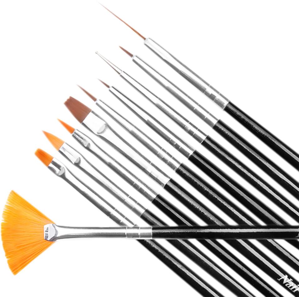NEONAIL Set of 10 synthetic brushes