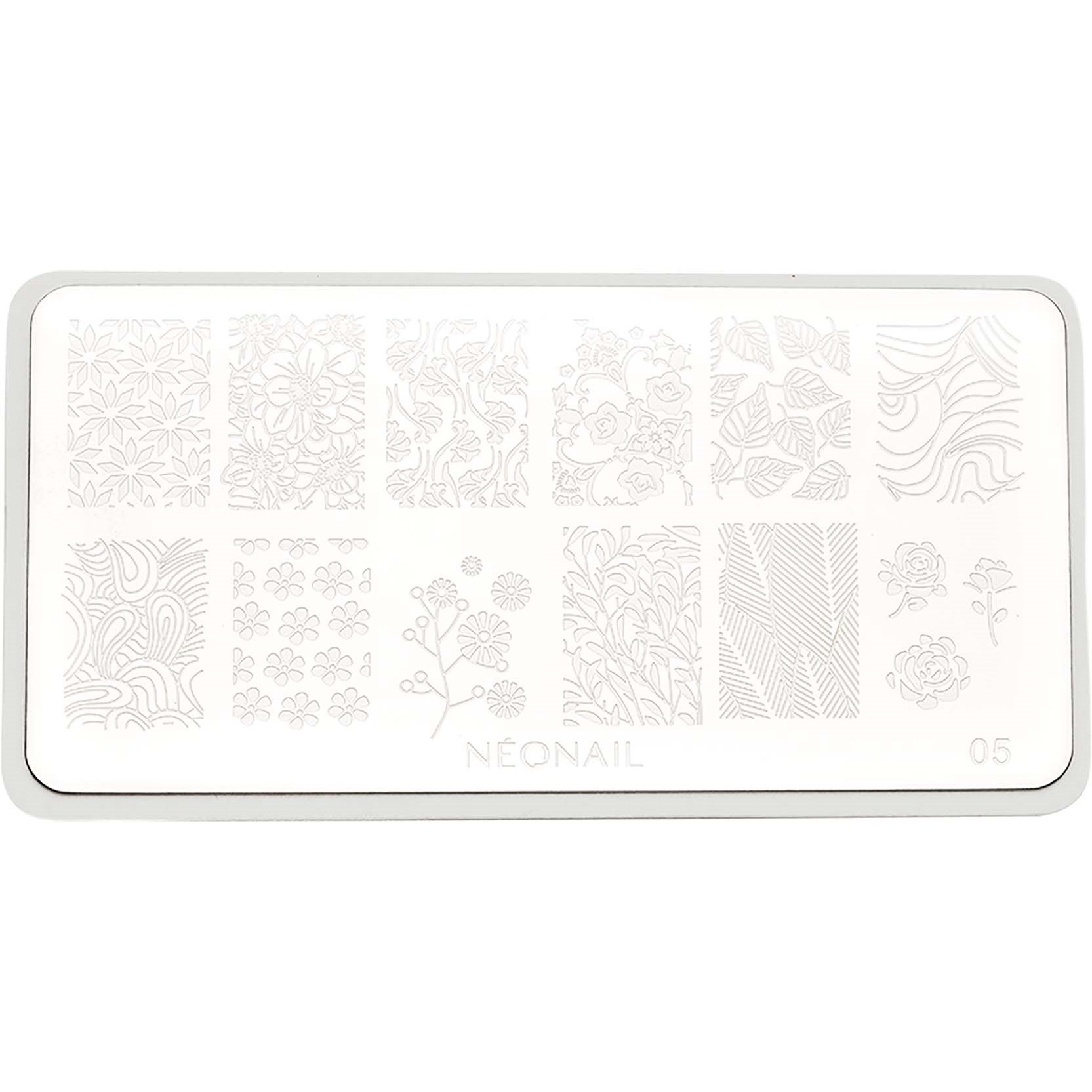 NEONAIL Stamping Plate 05 (obrázok 3)