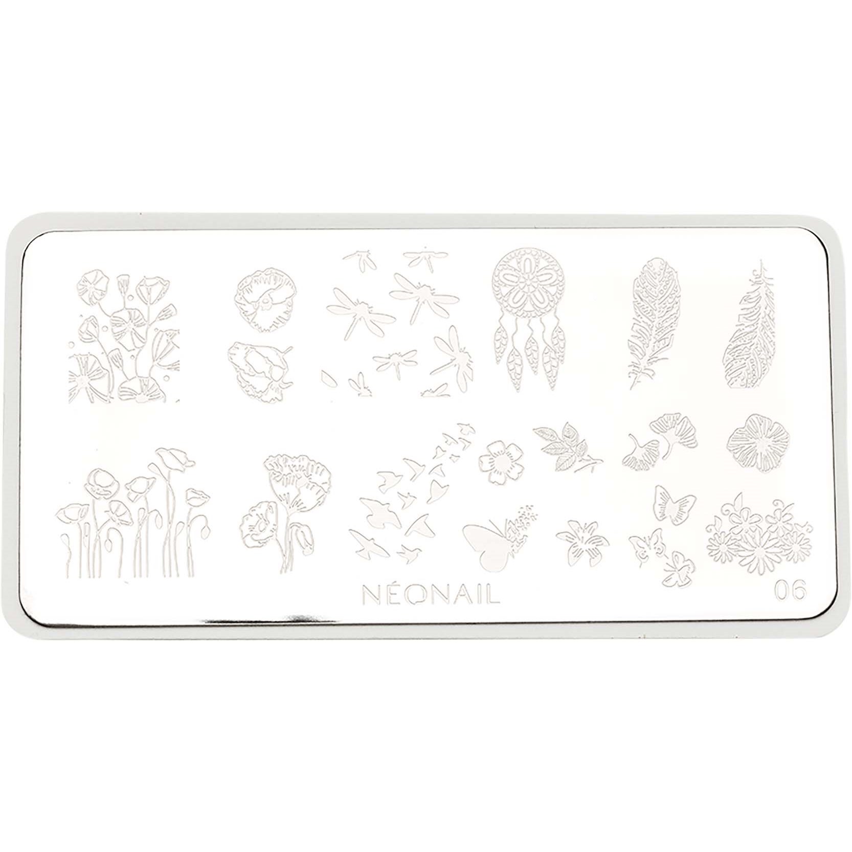 NEONAIL Stamping Plate 06 (obrázok 3)