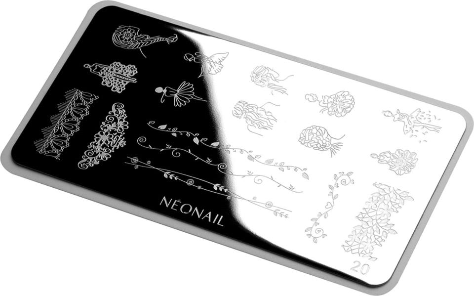 NEONAIL Stamping plate 20