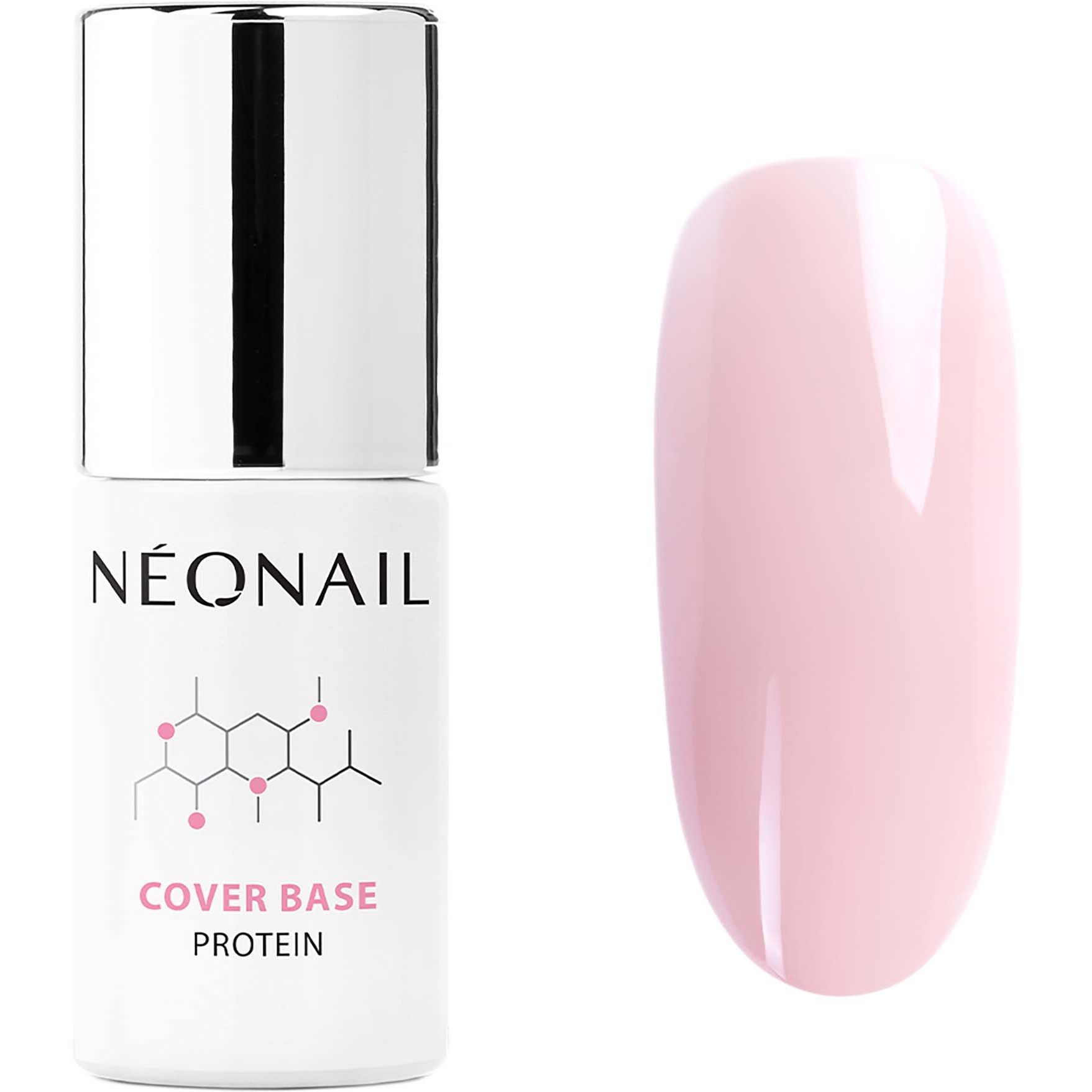 Bilde av Neonail Uv Gel Polish Cover Base Protein Nude Rose